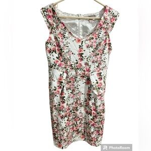 Forever 21 Rose Pattern Cottagecore‎ Romantic Country Dress Size Medium Coquette